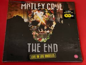 MOTLEY CRUE " THE END - LIVE IN LOS ANGELES " 2 LP + 1 DVD, EDICIÓN LIMITADA