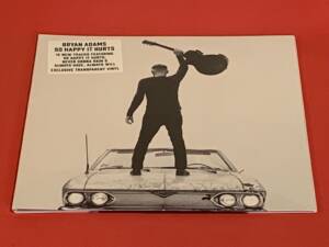 BRYAN ADAMS " SO HAPPY IT HURTS " 1 LP. ED. LIMITADA VINILO TRANSPARENTE