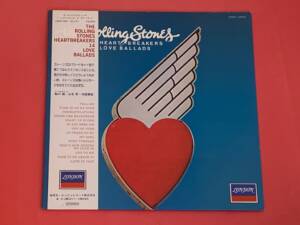 THE ROLLING STONES " HEARTBREAKERS 14 LOVE BALLADS " 1 LP. ED. JAPONESA. CON OBI