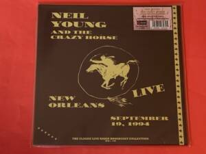 NEIL YOUNG " LIVE IN NEW ORLEANS 1994 " 1 LP. LIMITED EDITION AND NUMBERED SPLATTER VINYL