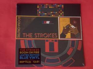THE STROKES " ROOM ON FIRE " 1 LP. ED. LIMITADA. VINILO DE COLOR AZUL
