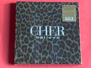CHER " BELIEVE " 3 LP. ED. LIMITADA 25 ANIVERSARIO. VINILOS DE COLOR