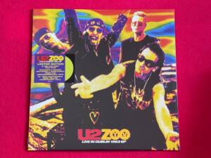 U2 " ZOO TV LIVE IN DUBLIN 1993 EP " 1 EP. LIMITED EDITION. COLOURED VINYL