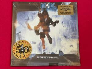AC/DC " BLOW UP YOUR VIDEO " 1 LP. LIMITED EDITION. 50TH ANNIVERSARY. COLOURED VINYL