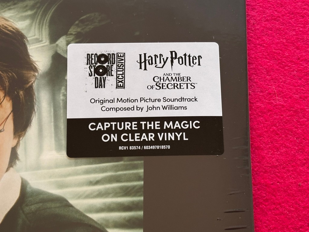 OST " HARRY POTTER Y LA CÁMARA SECRETA " 2 LP. LIMITED EDITION. CLEAR VINYL RSD 25 - Image 2