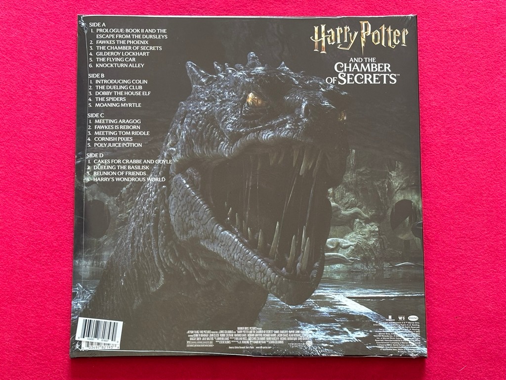 OST " HARRY POTTER Y LA CÁMARA SECRETA " 2 LP. LIMITED EDITION. CLEAR VINYL RSD 25 - Image 3