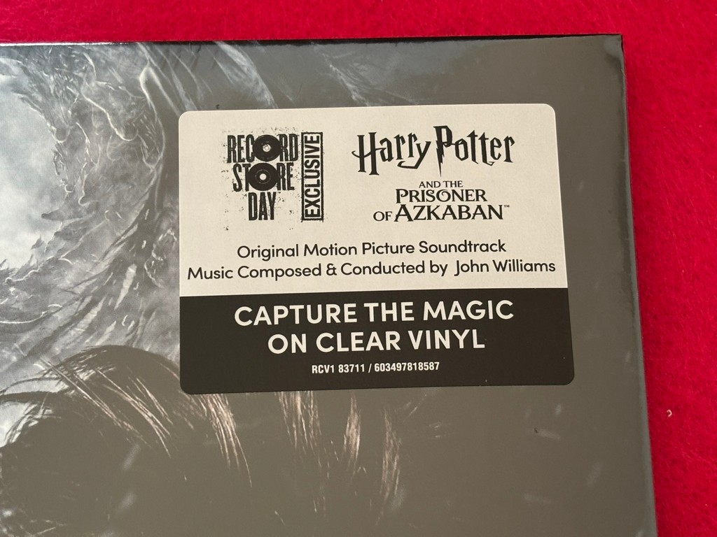 OST " HARRY POTTER AND THE PRISIONER OF AZKABAN " 2 LP. LIMITED EDITION. CLEAR VINYL RSD 25 - Image 2