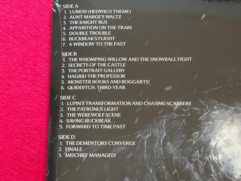 OST " HARRY POTTER AND THE PRISIONER OF AZKABAN " 2 LP. LIMITED EDITION. CLEAR VINYL RSD 25 - Image 4