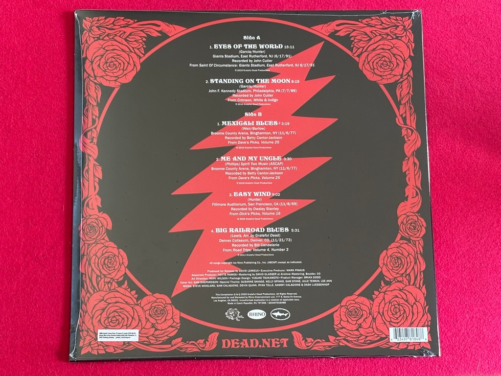 GRATEFUL DEAD " ON A BACK PORCH VOL. 1 " 1 LP. ED. LIMITADA. VINILO 180 GR. RSD 25 - Imagen 3