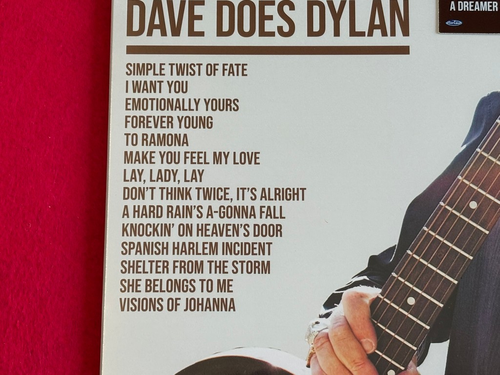 DAVE STEWART " DAVE DOES DYLAN " 1 LP. LIMITED EDITION. RSD 2025 - Image 3