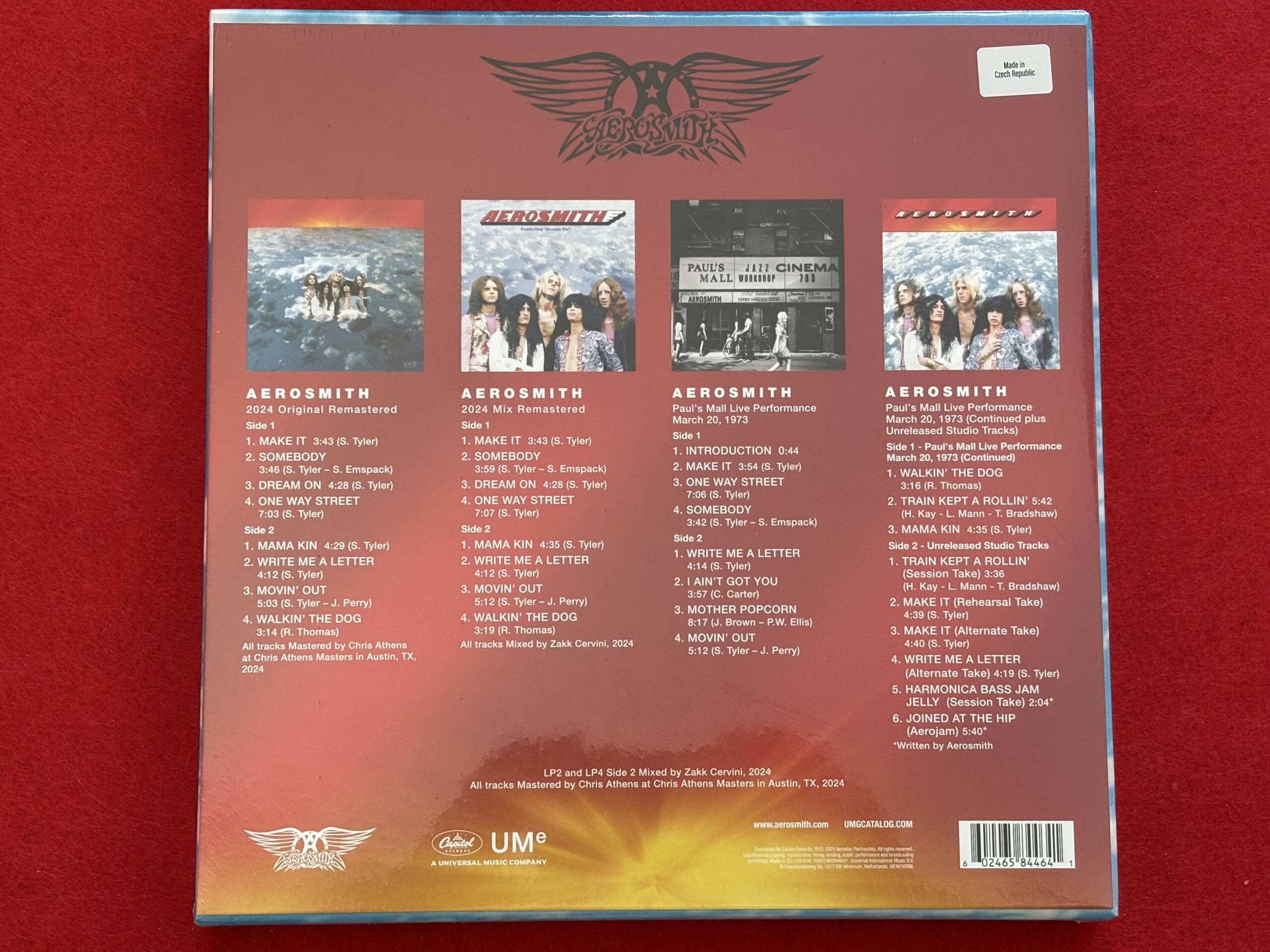 AEROSMITH " AEROSMITH ( LEGENDARY EDITION ) " 4 LP. 1 LIBRO. ED. LIMITADA DELUXE - Imagen 5