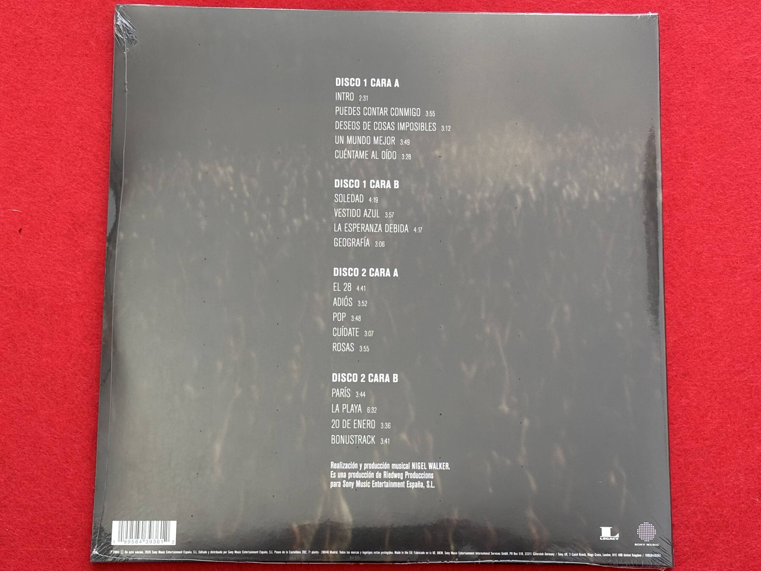LA OREJA DE VAN GOGH " EN DIRECTO - LO QUE TE CONTÉ MIENTRAS TE HACÍAS LA DORMIDA " 2 LP. - Image 2