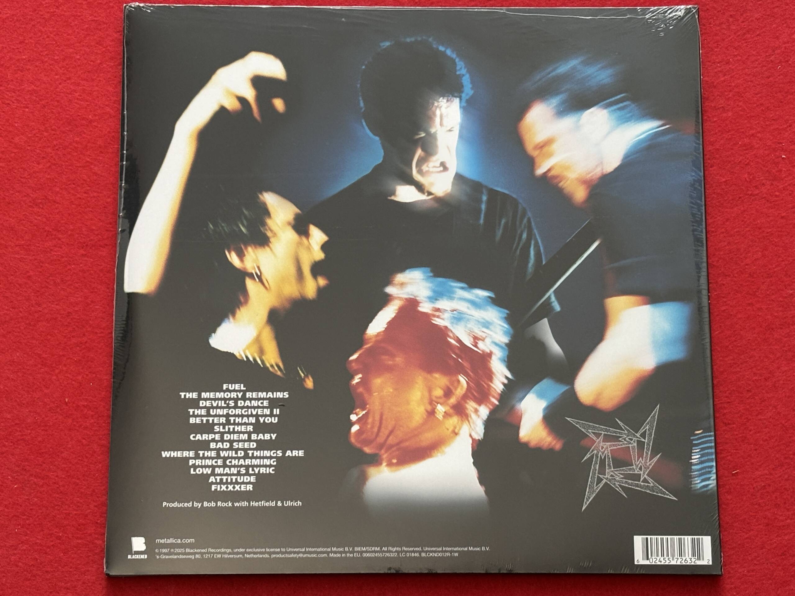 METALLICA " RELOAD " 2 LP. LIMITED EDITION. COLOURED VINYLS. REMASTERED. - Image 3